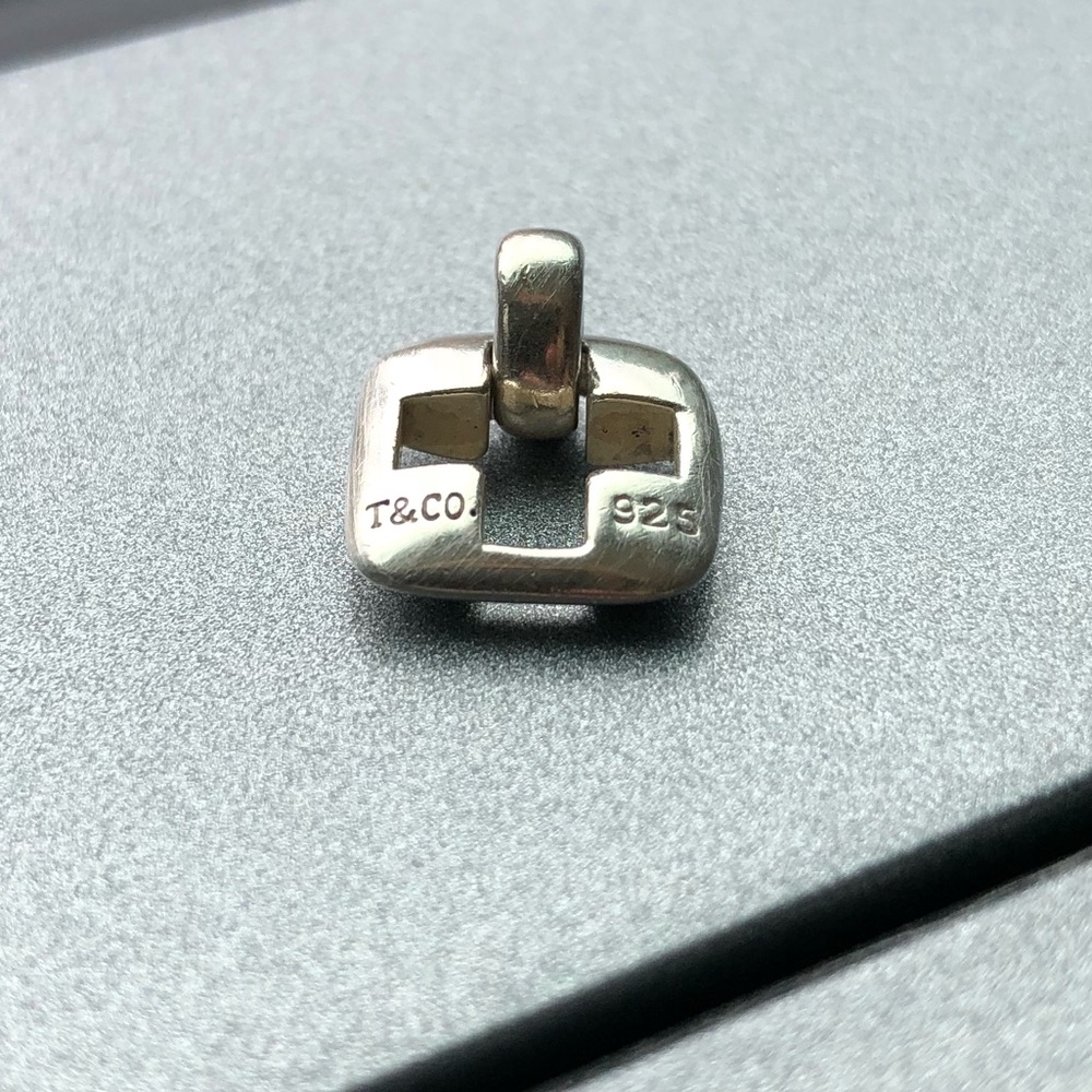 Tiffany & Co. silver stencil cross pendant
